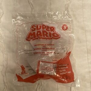 McDonald's Happy Meal #5 Super Mario Invincible Mario Toy